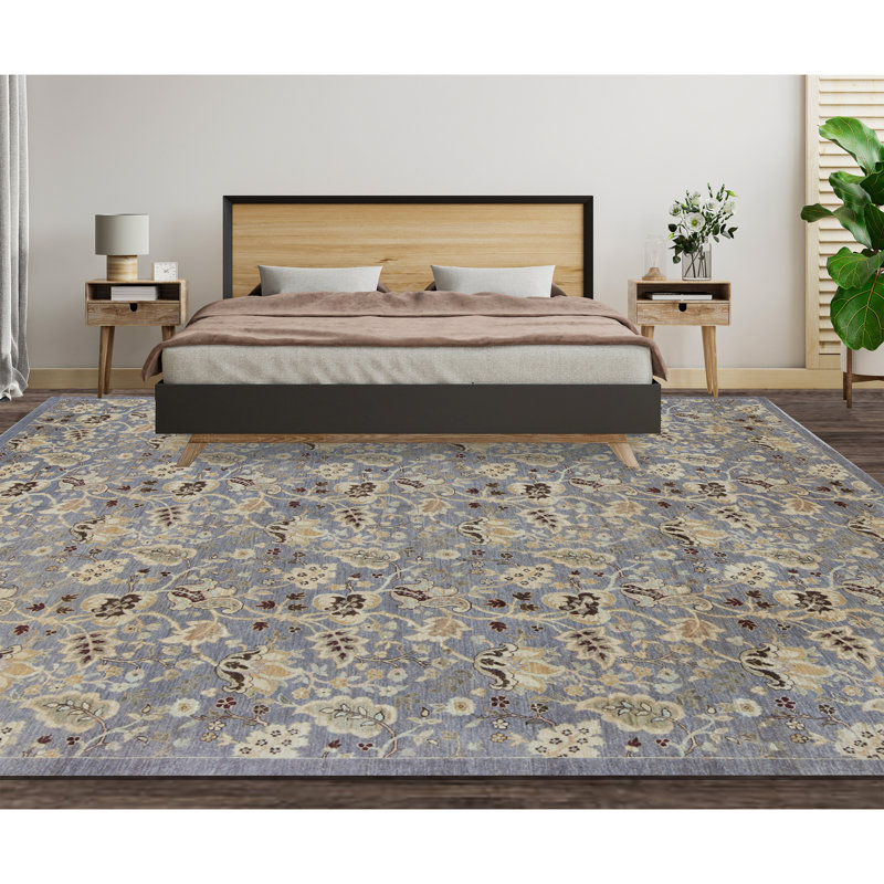 Ziegler Wool Floral Area Rug