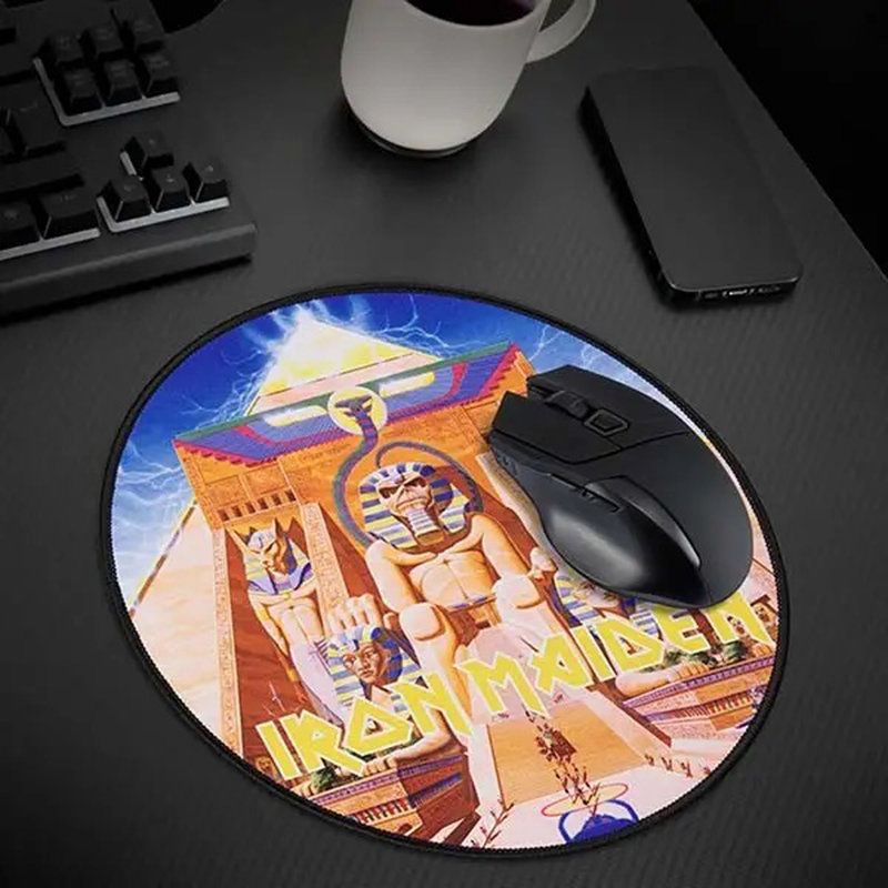  11.8-In. Round Gaming Mouse Pad (IRON MAIDEN® - Powerslave)