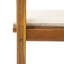 Chaise de salle à manger d'extérieur avec coussin (ensemble de 2)