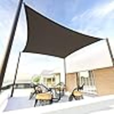 Rectangle Sun Shade Sail,95% UV Blockage Canopy Awning For Outdoor Patio And Garden, Yard Activities