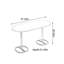 Bureau pratique et exquis jaune vif-1403389140