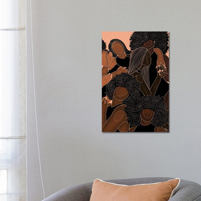 Melanin Sistas- Gallery-Wrapped Canvas Giclée