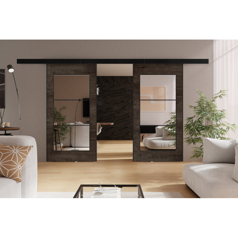 DOOR TORI 2, 214cm x 205cm, Dark Ash