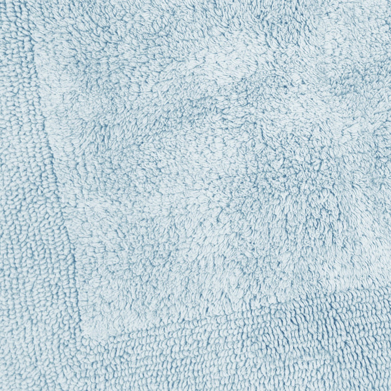 Nagelly Reversible Square Bath Mat, Baby Blue