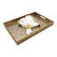 Deco Glass Mirror Tray
