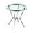 Naomi & Roman 3 - Person Glass Top Four Leg Dining Set-93622931