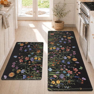 Anti-Fatigue Non-slip Kitchen Mats (Set of 2)