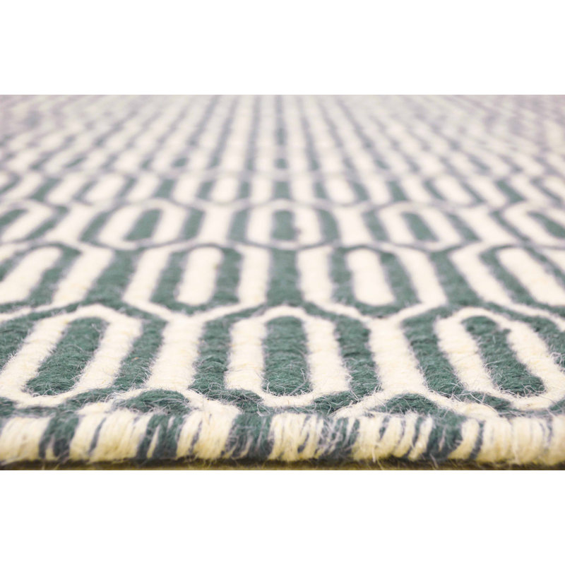 Serena Geometric Flatweave Area Rug, Rectangle 140 x 200cm