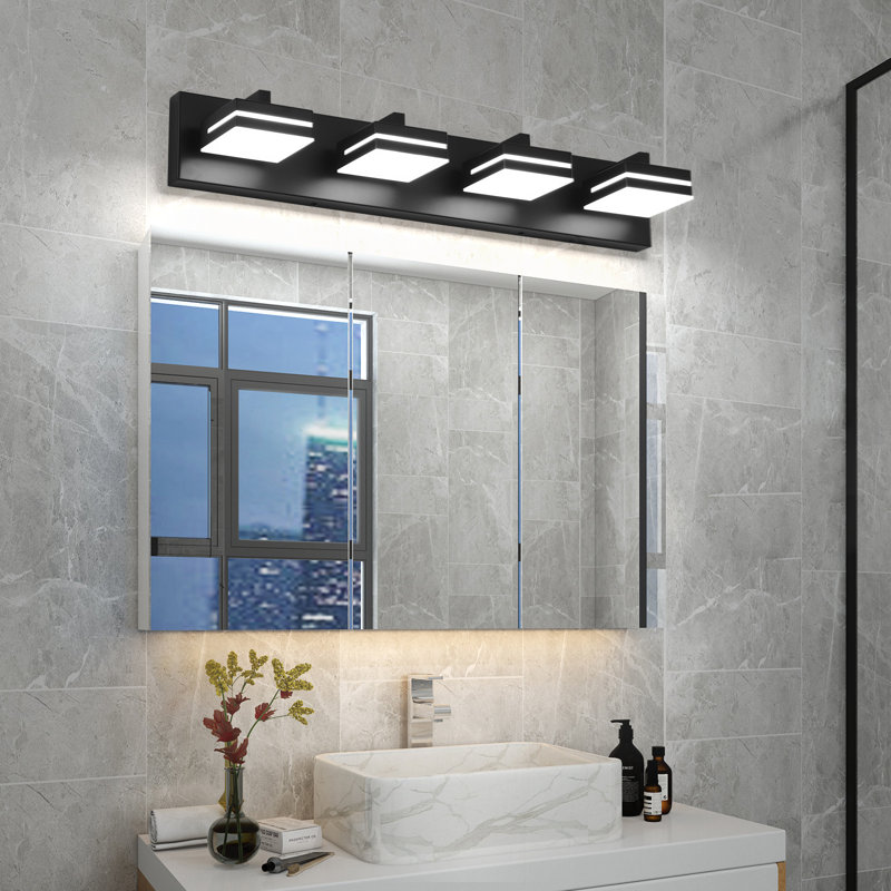 Dimmable Bathroom LED Vanity Light, 4 Lights