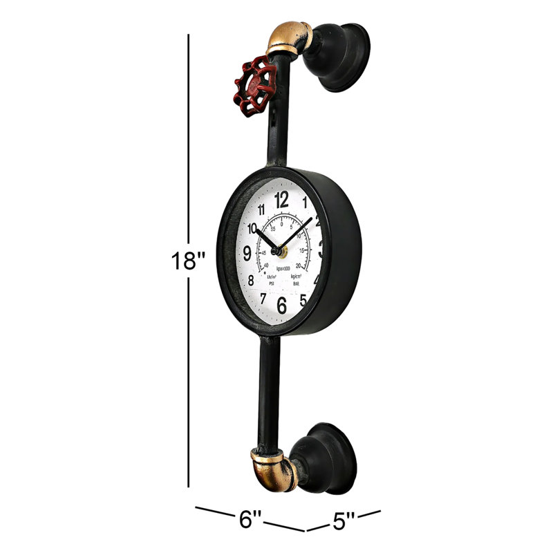 Jacelle Metal Wall Clock