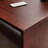 Desk 60" x 24", Red finish