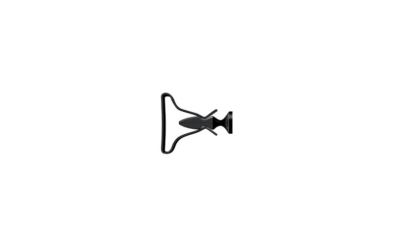 Brass Shutter / Door Accessory, Black