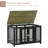 Furniture Style Dog Crate With Openable Top, Big Dog Crate End Table, Puppy Crate For Small Dogs Indoor, Spacious Interior, Pet Kennel, Brown, Black