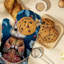 Fourre-tout en coton Folk Art Mice