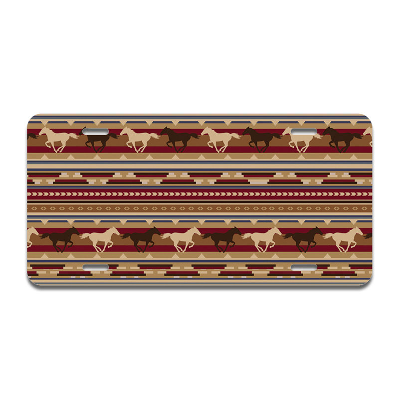 Cadre en aluminium Western Horses