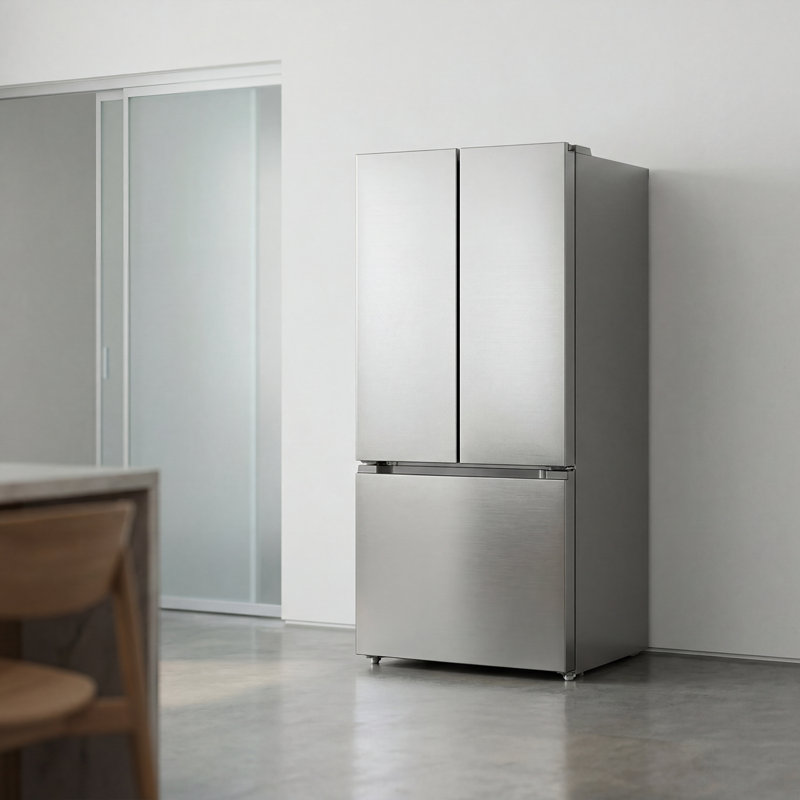 Réfrigérateur autoportant à profondeur de comptoir 30 pouces Eco Pro, acier inoxydable