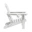 Ensemble de chaises Adirondack en plastique 5 pièces avec table d'appoint et repose-pieds Dalson-95981043