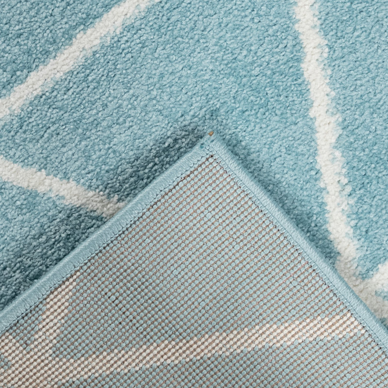 Tapis bleu Driscoll, Rectangle 5 pi 3 po x 7 pi 3 po