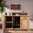62.99" Brown Standard Solid Reception Desk