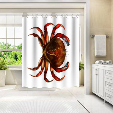 Bless international 71 x 74 Shower Curtain, Lobster by T.J. Heiser