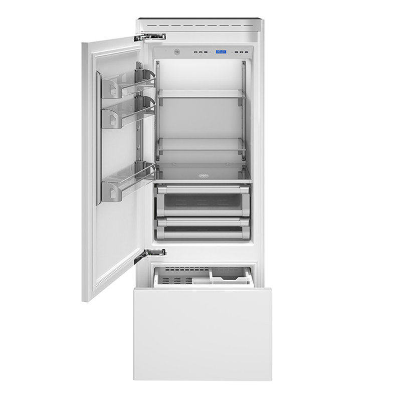 Bertazzoni 29.5'' W Built-in Bottom Freezer Refrigerator, Left Handed