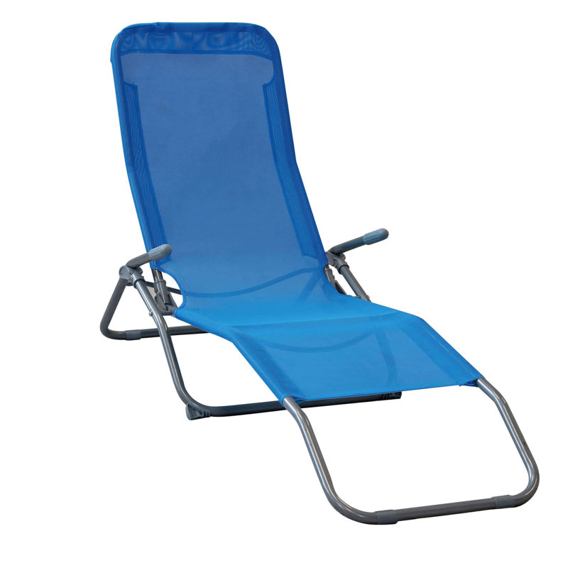 Kynon Folding Beach Chair, Blue