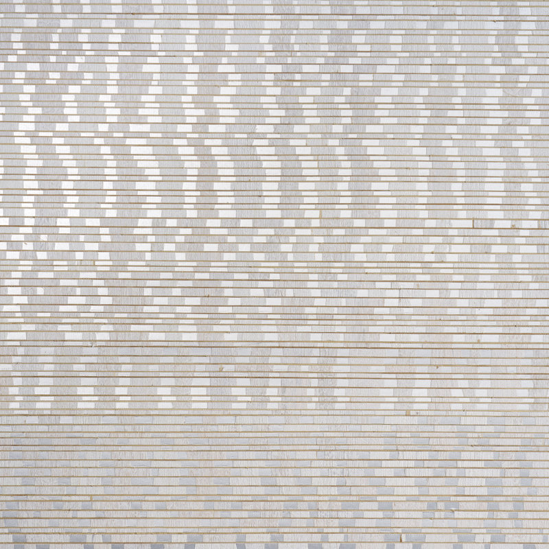 Schumacher x Patterson Flynn Etti Waterlily Wallpaper, Silver