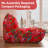 52'' W Bean Bag Chair, Modern Loveseats, Large Bean Bag Chair For Adults, Bean Bag Chairs For Teens With High-resilience Foam, Non-slip Base Floor Lounge Sofa, Living Room-117042969
