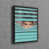 Black Floater Framed