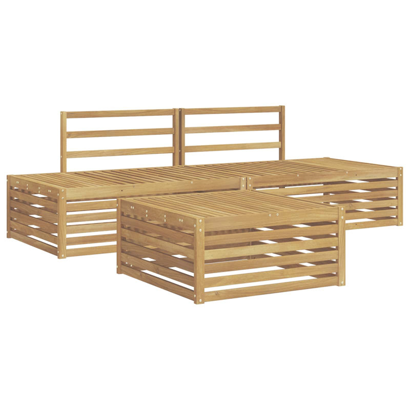  Outdoor Sofa Set 3 Piece Sectional Garden Furniture Terrace Seating