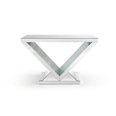 Darlyn 47'' Glass Top Console Table