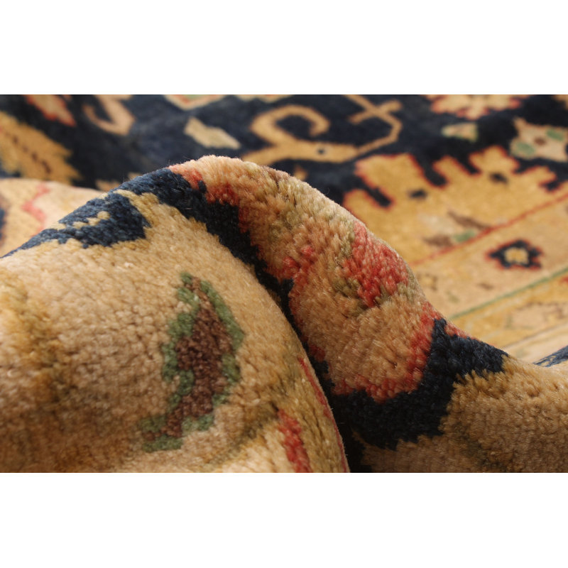 Tapis bleu marine Royal Mahal, Rectangle 8 pi 11 po x 11 pi 11 po