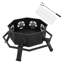 Round Iron Charcoal Fire Pit