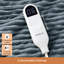 Couverture électrique, flanelle à nervures douces, chauffage avec 4 réglages de temps, 6 niveaux de chaleur, arrêt automatique avec minuterie de 3 heures, GentleSoft ™-102355035-121675389-122920317