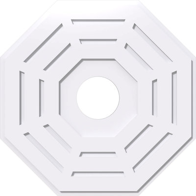 Médaillon de plafond contemporain en PVC Westin