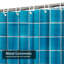 Rideau de douche à 12 crochets Blue Tiles-1331043285