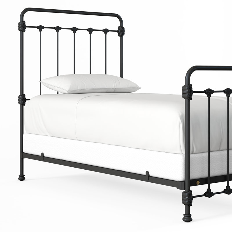 160 Picket Fence Bed | Complete Standard, Twin, Gunmetal