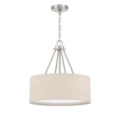 Luminaire suspendu tambour 3 lumières