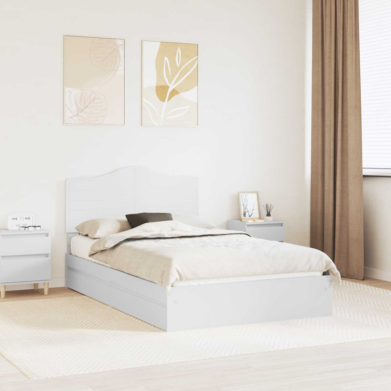 Bed, Small Double (4'), White