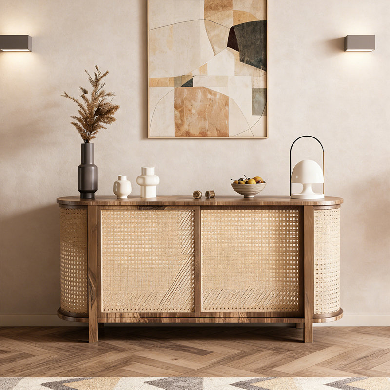 Buffet elliptique Modern Creative, H 35,43 po x l 70,87 po x P 15,75 po