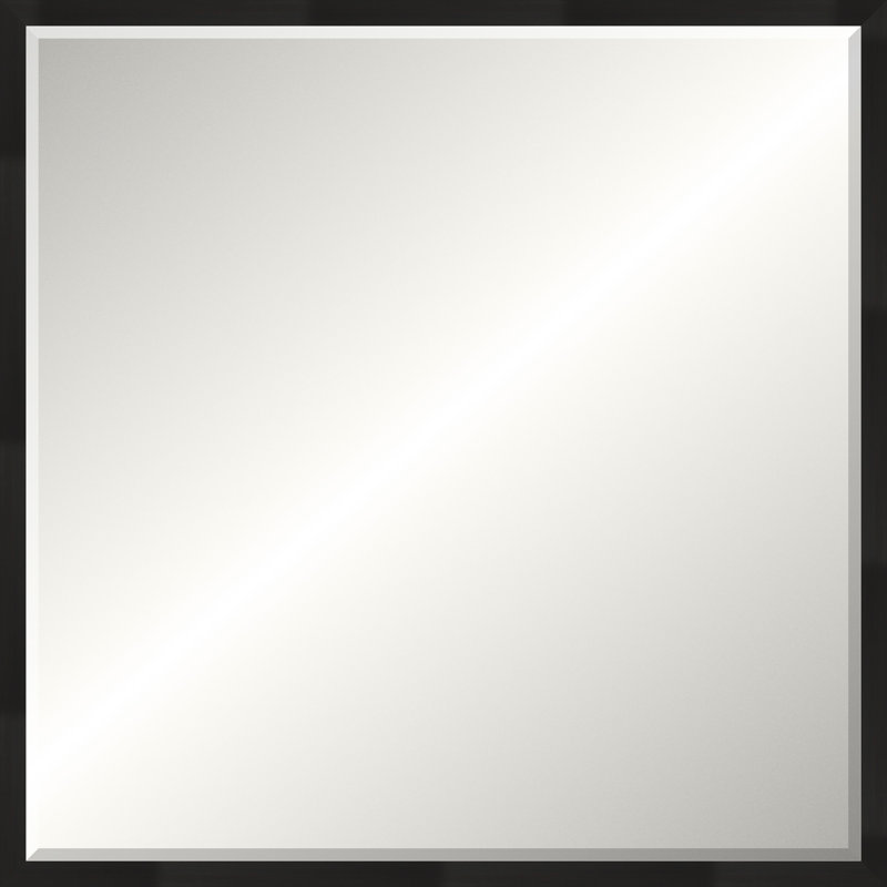 Espresso Gallery Mirror, Large Square
