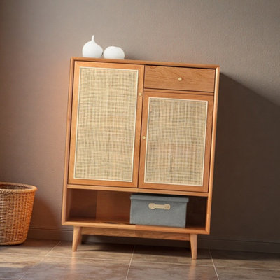 Nordic style vintage storage shoe cabinet