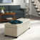 Aiyahna 46.85" Wide Rectangle Upholstered Storage Ottoman