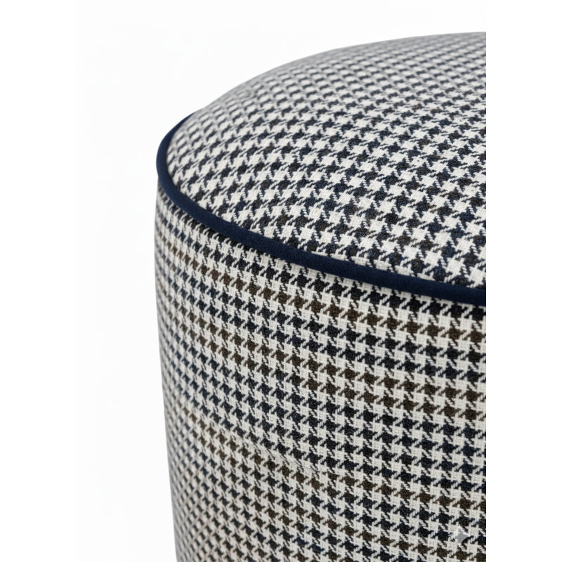 Furley Navy Short Pouf