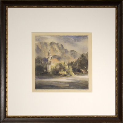 Mountain Refuge Print by Daughdrill