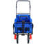 Chariot utilitaire d'extérieur pliable pliable, chariot de jardin portatif pliant robuste, porte-gobelet, poignées réglables-123018756