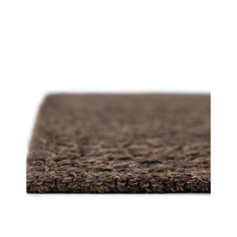 Tapis brun en polypropylène tissé à la machine Shadyvale, Rectangle 2 pi 2 po x 3 pi 1 po