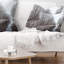 Coussin lombaire imprimé arbres en hiver