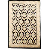 Hand-Knotted High-Quality Ivory Area Rug