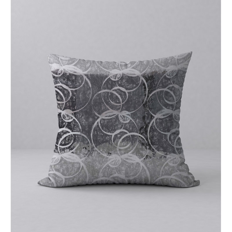 Housse de coussin carrée et insert accrocheur Jewel, 18 po x 18 po